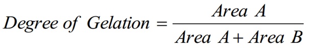 فرمول محاسبه درجه ژل